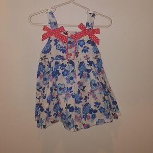 👶NWOT! Girls flowered dress and bloomers.
